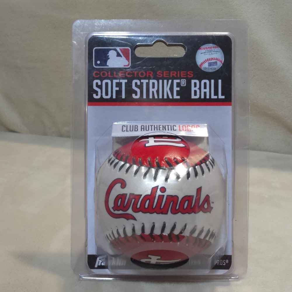 St Louis Cardinals MLB Franklin Soft Strike Baseball‎ Collector Series
